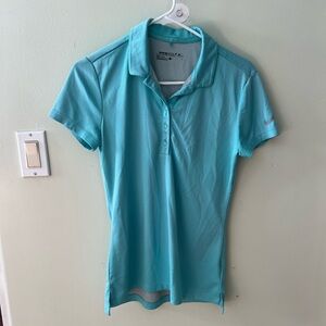 Nike Golf Women's Turquoise Button Down Shirt